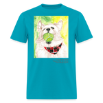 Load image into Gallery viewer, &quot;Mozart Play&quot; Art From The Heart Adult T-Shirt - turquoise
