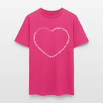 Load image into Gallery viewer, Anti-Cruelty Mission Heart T-Shirt - fuchsia
