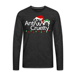 Load image into Gallery viewer, Anti-Cruelty "Merry Makers" Logo Men's Premium Long Sleeve T-Shirt - charcoal grey
