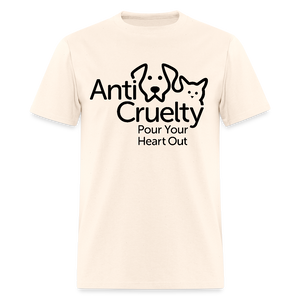 "Pour Your Heart Out" Bright Unisex Classic T-Shirt - natural