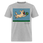 Load image into Gallery viewer, &quot;Go Fetch&quot; Art From The Heart Adult T-Shirt - heather gray
