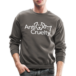 Load image into Gallery viewer, Anti-Cruelty Valentine's Day Logo Crewneck Sweatshirt - asphalt gray
