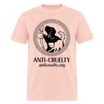 Load image into Gallery viewer, &quot;Vintage Anti-Cruelty Greek Key&quot; Bright Unisex Classic T-Shirt - blush pink 
