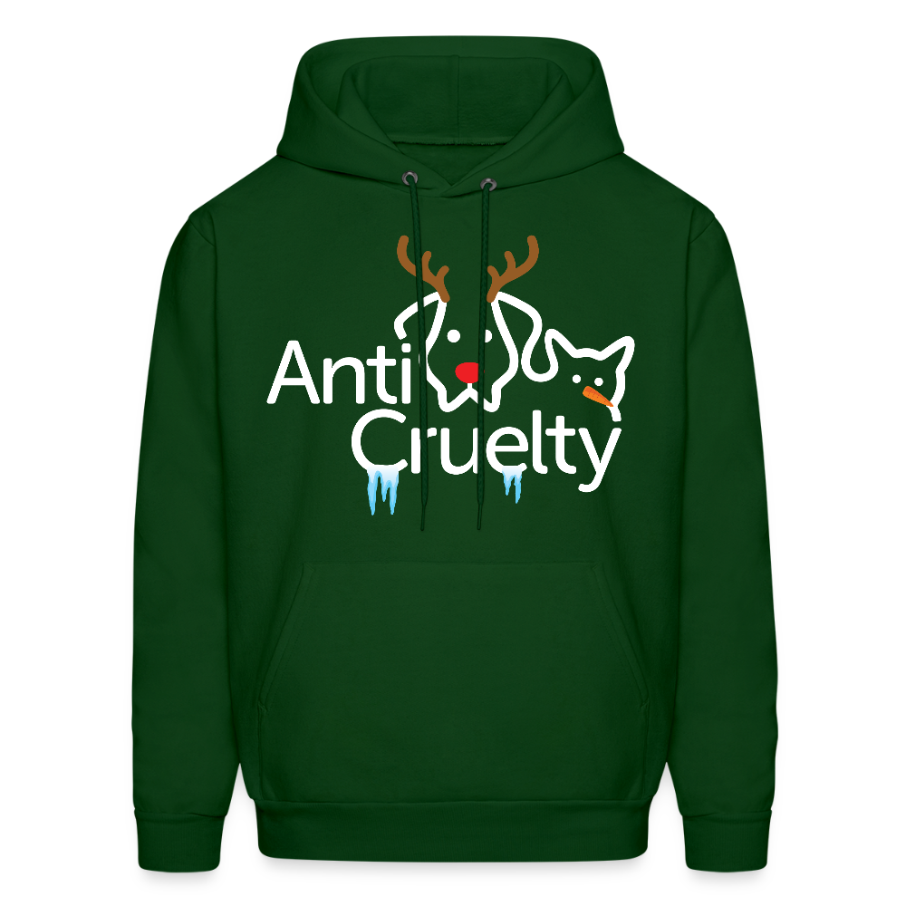 2025 Anti-Cruelty Holiday Hoodie - forest green