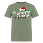 Load image into Gallery viewer, Anti-Cruelty "Merry Makers" Logo T-Shirt - military green
