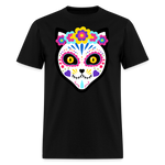 Load image into Gallery viewer, Día de los Meowertos T-Shirt - black
