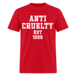 Load image into Gallery viewer, Anti-Cruelty University T-Shirt - red
