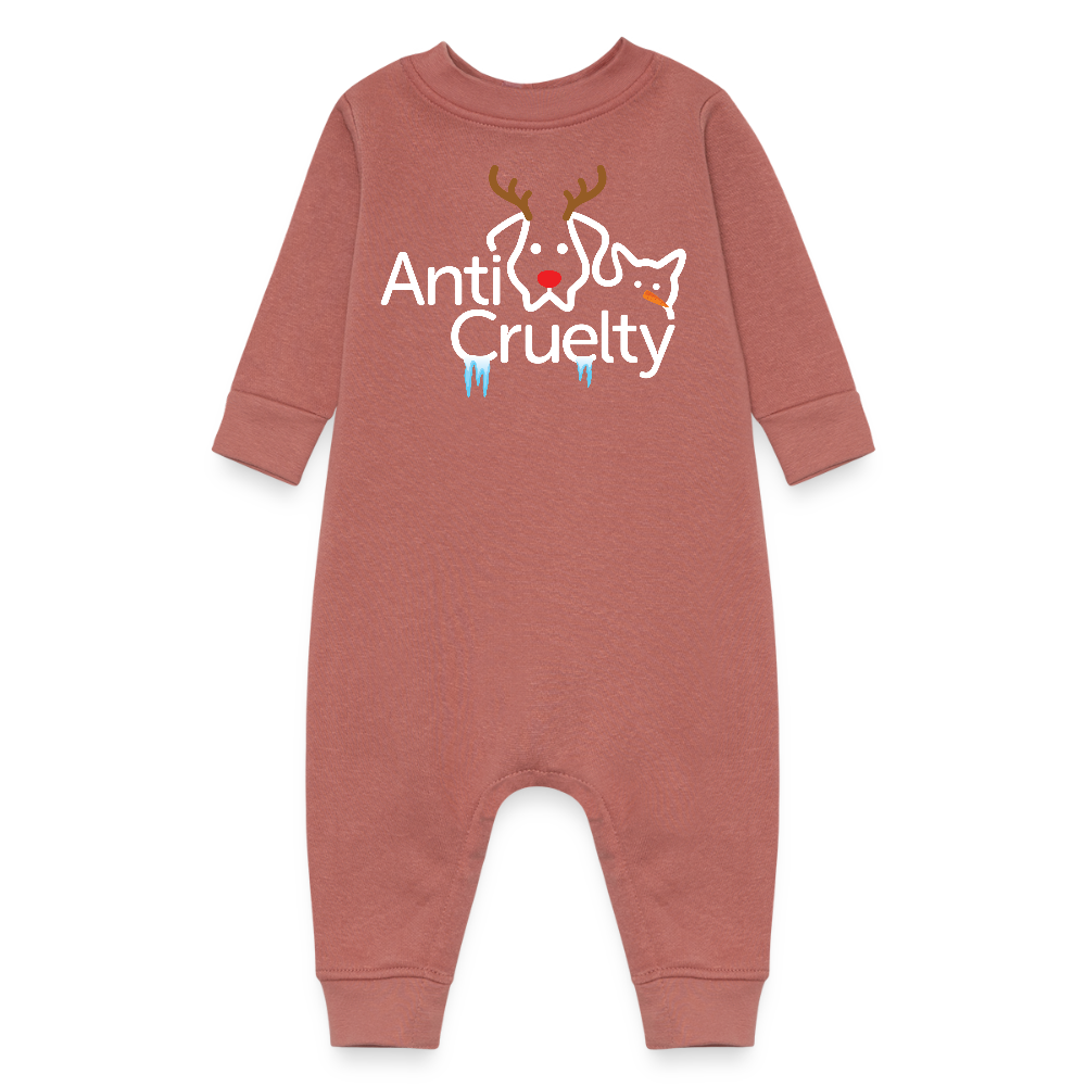 2025 Anti-Cruelty Holiday Baby Fleece - mauve