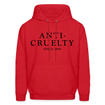 Load image into Gallery viewer, Anti-Cruelty 40's Logo Hoodie - red

