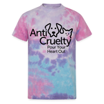 Load image into Gallery viewer, "Pour Your Heart Out" Unisex Tie Dye T-Shirt - cotton candy

