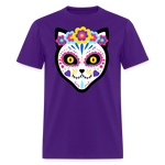 Load image into Gallery viewer, Día de los Meowertos T-Shirt - purple
