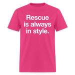 Load image into Gallery viewer, Adoption is always in style. Dark T-Shirt - fuchsia
