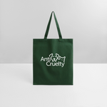 Load image into Gallery viewer, Anti-Cruelty Logo Tote Bag - forest green

