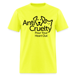 Load image into Gallery viewer, "Pour Your Heart Out" Bright Unisex Classic T-Shirt - safety green
