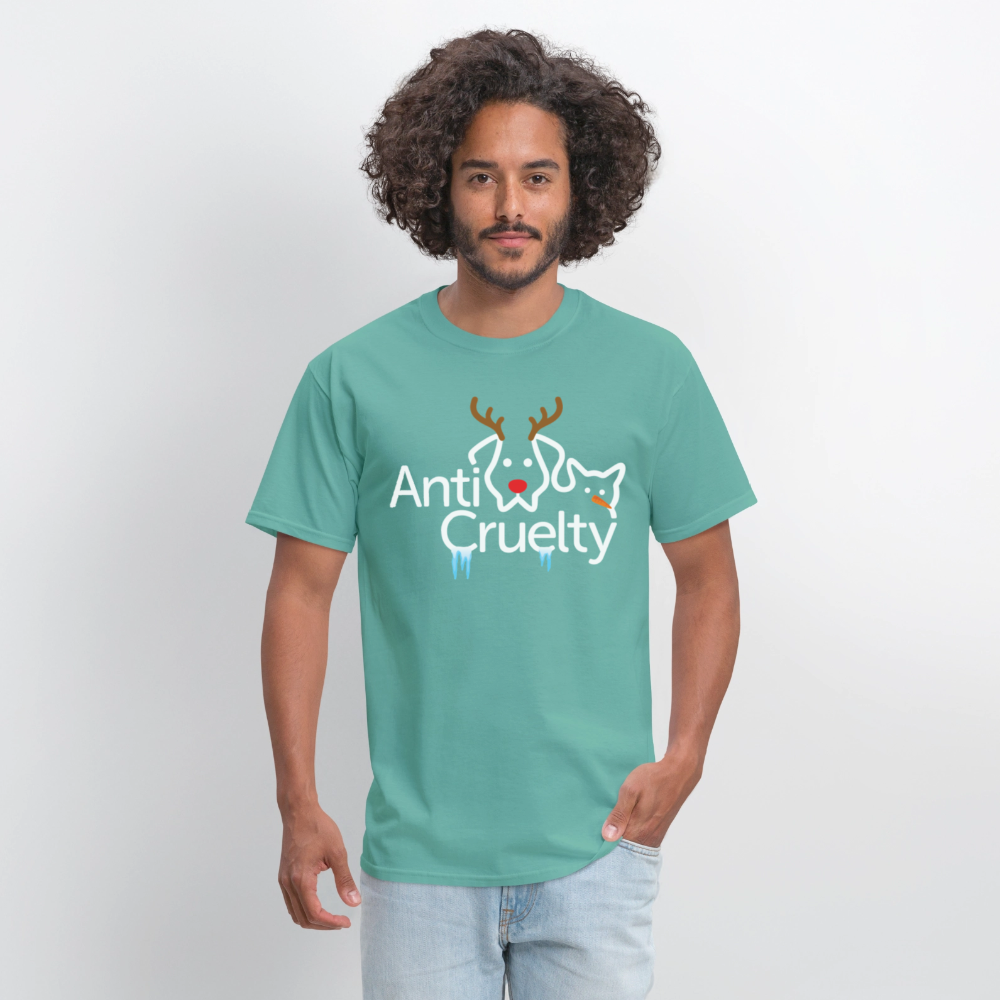 2025 Anti-Cruelty Holiday T-Shirt - aquatic