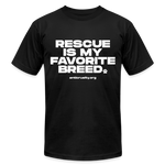 Load image into Gallery viewer, Rescue Unisex Jersey T-Shirt - black
