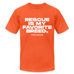 Rescue Unisex Jersey T-Shirt - orange