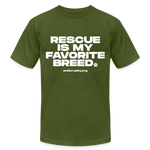 Load image into Gallery viewer, Rescue Unisex Jersey T-Shirt - olive

