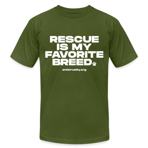 Rescue Unisex Jersey T-Shirt - olive
