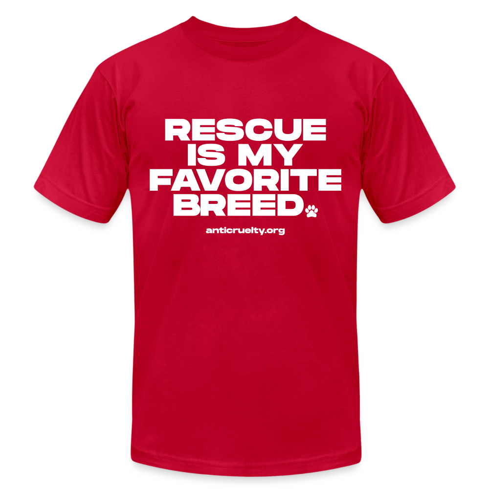 Rescue Unisex Jersey T-Shirt - red