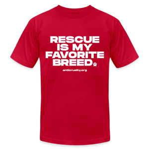 Rescue Unisex Jersey T-Shirt - red