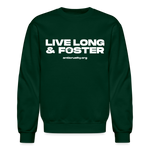 Load image into Gallery viewer, Live Long &amp; Crewneck Sweatshirt - forest green
