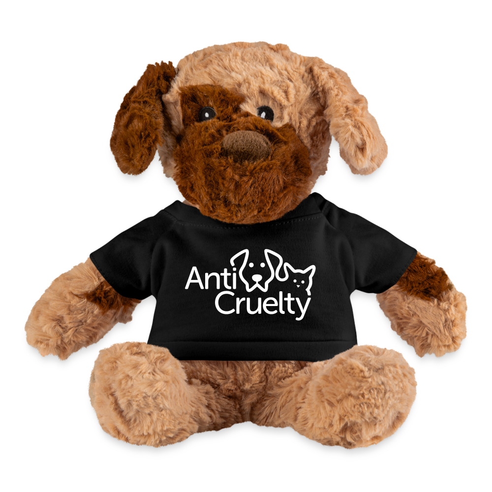 Plus Dog in black Anti-Cruelty Shirt - black