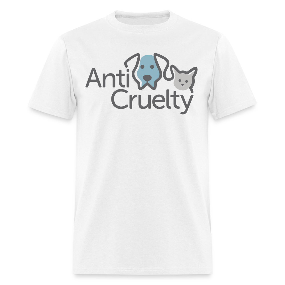 Anti-Cruelty Logo (Color) Unisex Classic T-Shirt - white