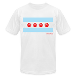 Load image into Gallery viewer, Chicago Flag Jersey T-Shirt - white
