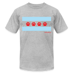 Load image into Gallery viewer, Chicago Flag Jersey T-Shirt - heather gray
