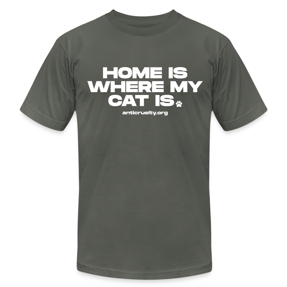 Cat Jersey T-Shirt - asphalt