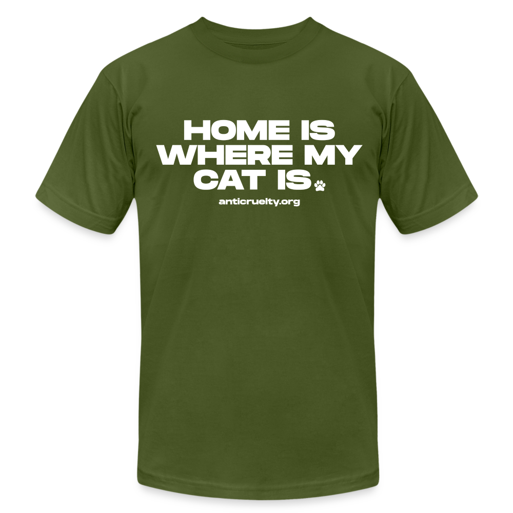 Cat Jersey T-Shirt - olive