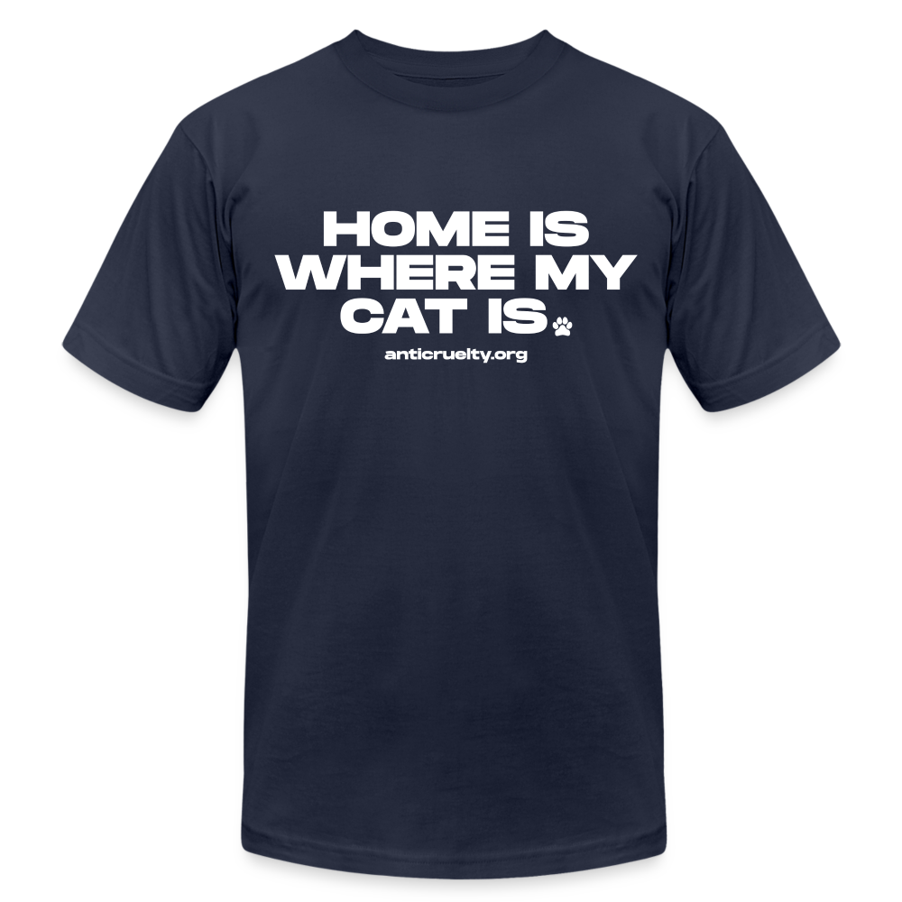 Cat Jersey T-Shirt - navy