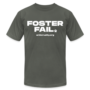 Foster Jersey T-Shirt by Bella + Canvas - asphalt