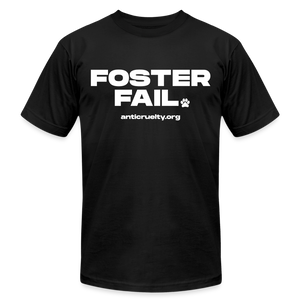 Foster Jersey T-Shirt by Bella + Canvas - black