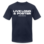 Load image into Gallery viewer, Live Long Jersey T-Shirt - navy
