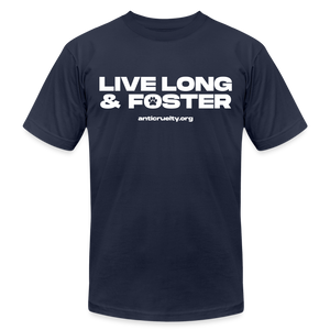 Live Long Jersey T-Shirt - navy