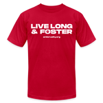Load image into Gallery viewer, Live Long Jersey T-Shirt - red
