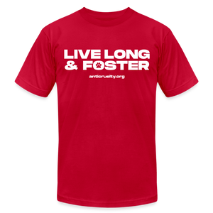 Live Long Jersey T-Shirt - red